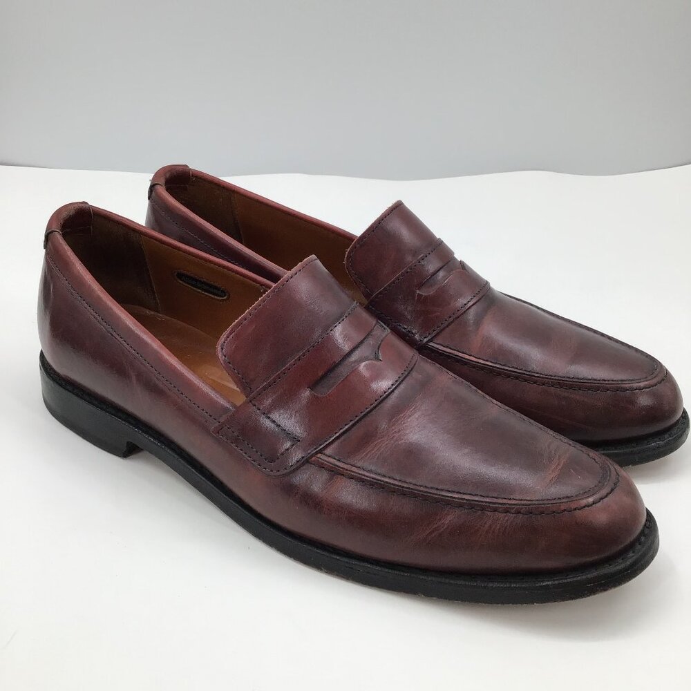 Allen Edmonds Ascher Penny Loafers Men's 11 D Dark Brown Leather Made in the USA